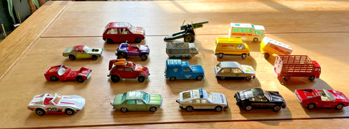 Vintage diecast toy car job - vintage,