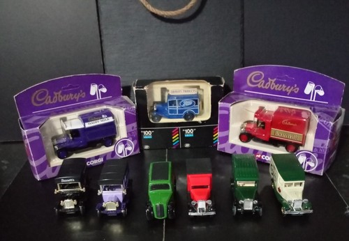 Vintage diecast delivery vans - vintage,